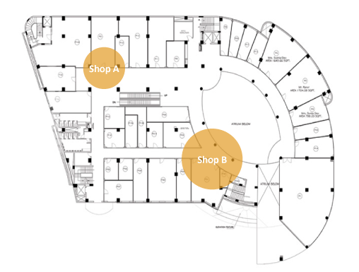 Shopping mall footfall counting